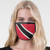 Trinidad and Tobago Flag Face Mask (Worn Her)