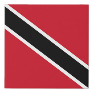 Trinidad and Tobago flag Faux Canvas Print