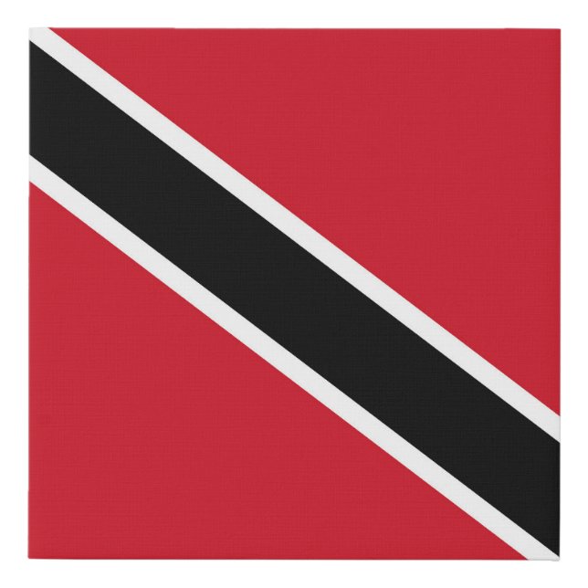 Trinidad and Tobago flag Faux Canvas Print (Front)