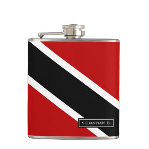 Trinidad and Tobago Flag Flask