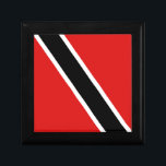 Trinidad and Tobago Flag Gift Box<br><div class="desc">The ceramic lid of this keepsake box features the Trinidadian flag reshaped to fit the square surface. This item is both decorative and useful and is the perfect place to keep small mementos of Trinidad and Tobago.</div>