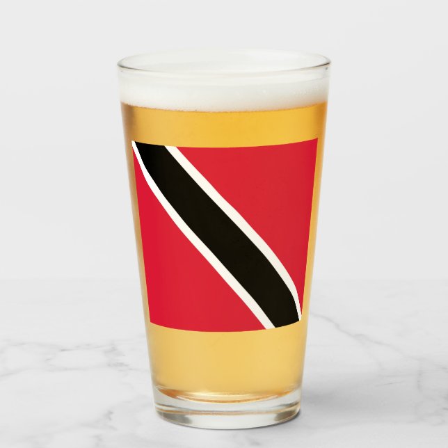 Trinidad and Tobago flag          Glass (Front Filled)