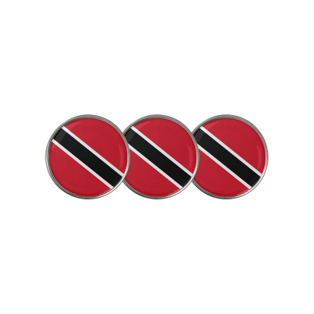 Trinidad and Tobago flag Golf Ball Marker (3 Up)