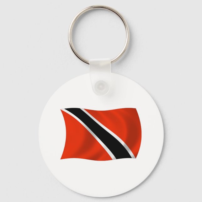 Trinidad and Tobago Flag Keychain (Front)