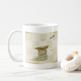 Trinidad and Tobago Flag + Map Mug