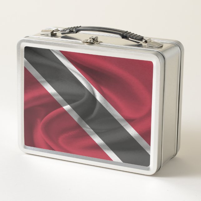 Trinidad and Tobago Flag Metal Lunch Box (Front)