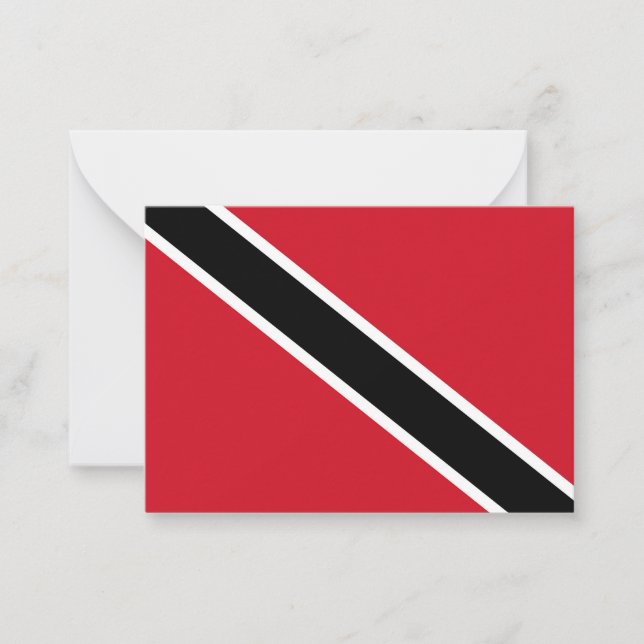 Trinidad and Tobago flag Note Card (Front)
