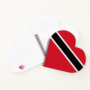 Trinidad and Tobago flag Notebook