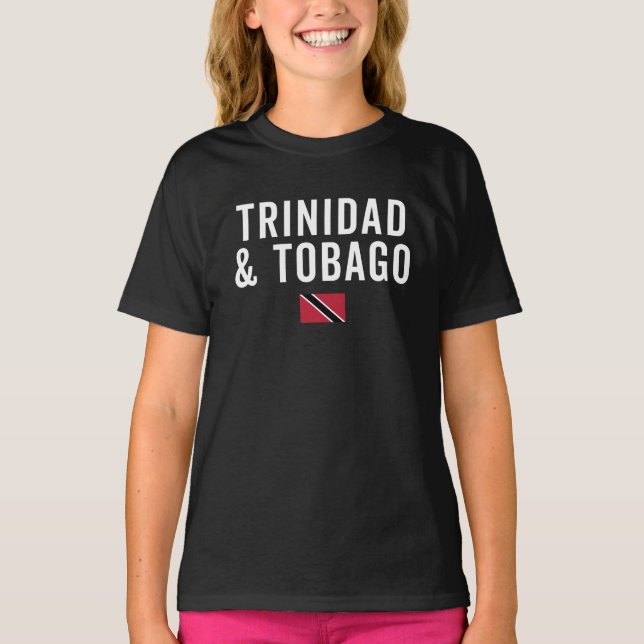 Trinidad and Tobago Flag Patriotic Flag T-Shirt (Front)