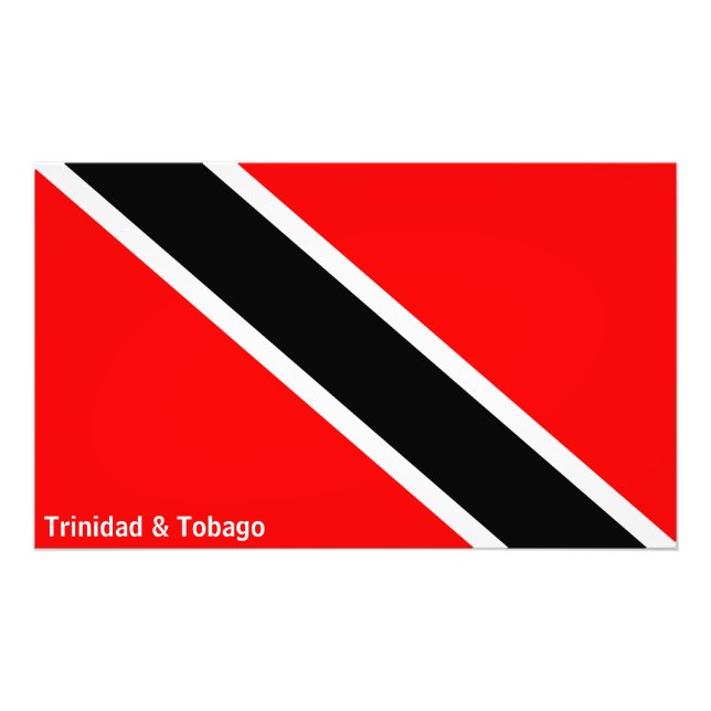 Trinidad and Tobago Flag Photo Print (Front)