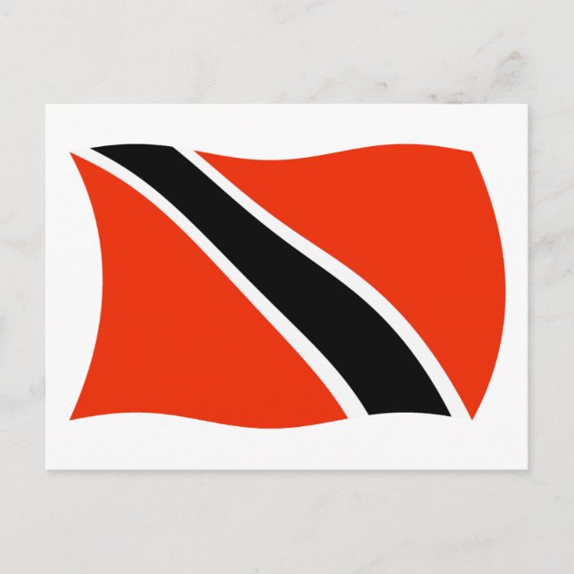 Trinidad and Tobago Flag Postcard (Front)
