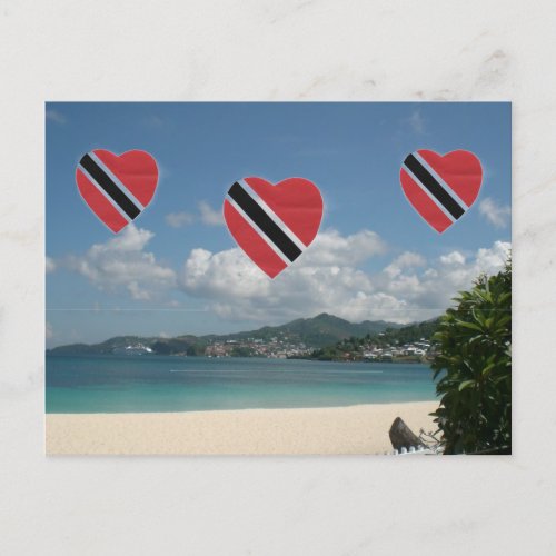 Trinidad and Tobago Flag Postcard