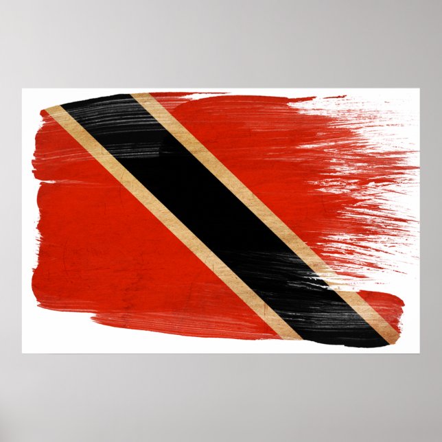 Trinidad and Tobago Flag Posters (Front)