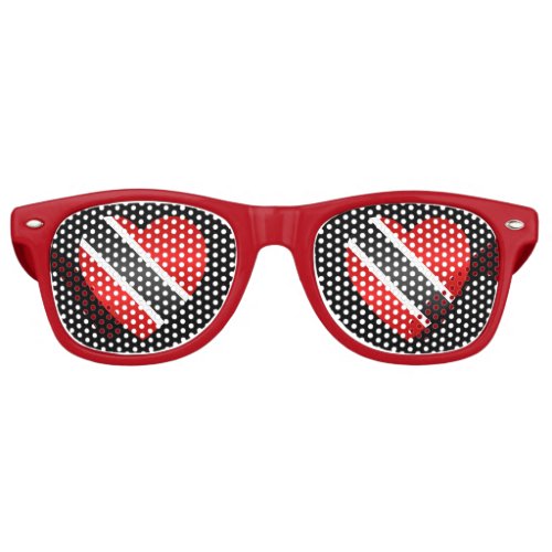 Trinidad and Tobago Flag Retro Sunglasses