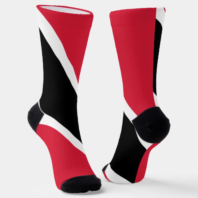 Trinidad and Tobago flag Socks (Angled)