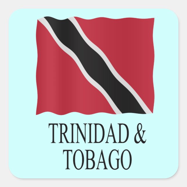 Trinidad and Tobago flag Square Sticker (Front)