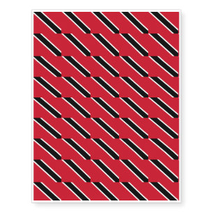 Trinidad and Tobago Flag Temporary Tattoos