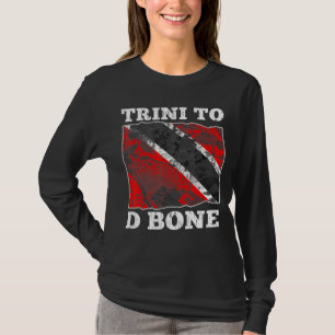 Trinidad and Tobago Flag  Trini To D Bone T-Shirt