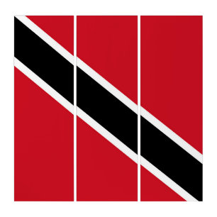 Trinidad and Tobago flag Triptych