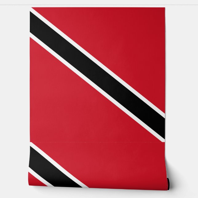 Trinidad and Tobago flag Wallpaper (Unrolling)
