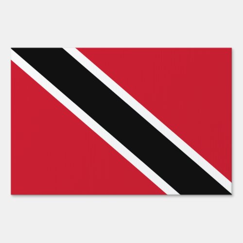 Trinidad and Tobago Flag Yard Sign