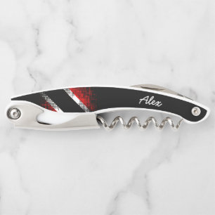 Trinidad and Tobago Flag (Your Name) Waiter's Corkscrew