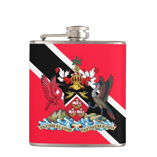 Trinidad and Tobago Flask (Front)