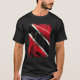 Trinidad and Tobago grunge flag soca trini T-Shirt