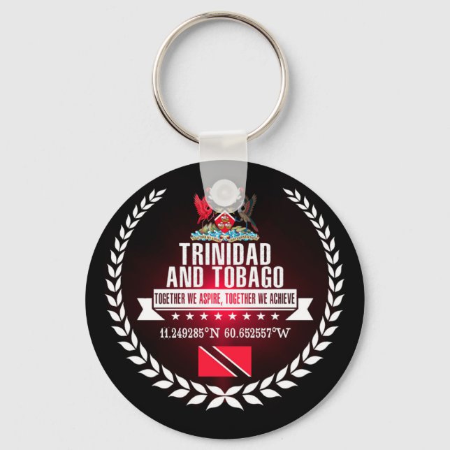 Trinidad and Tobago Keychain (Front)