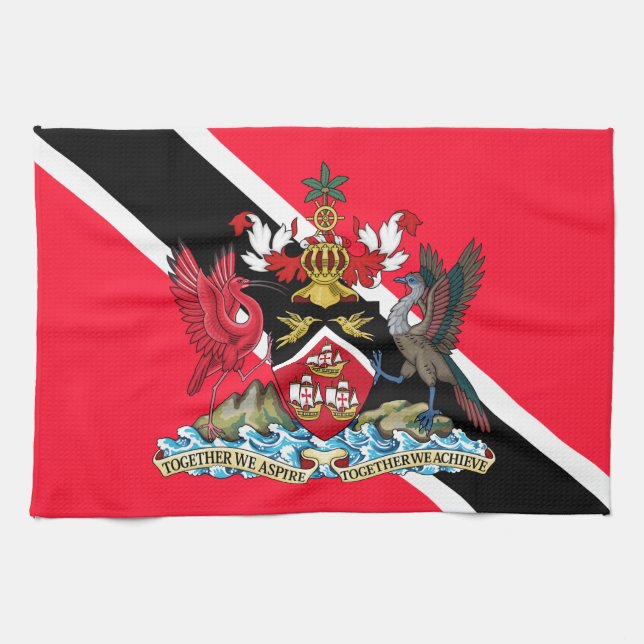 Trinidad and Tobago Kitchen Towel (Horizontal)