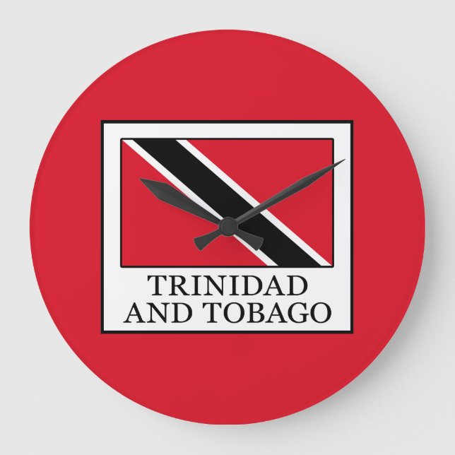 Trinidad and Tobago Large Clock (Front)