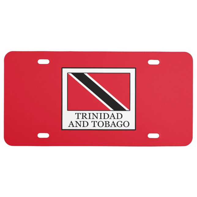 Trinidad and Tobago License Plate (Front)