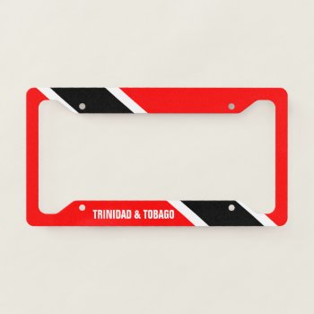Trinidad And Tobago License Plate Frame by trinistuff at Zazzle