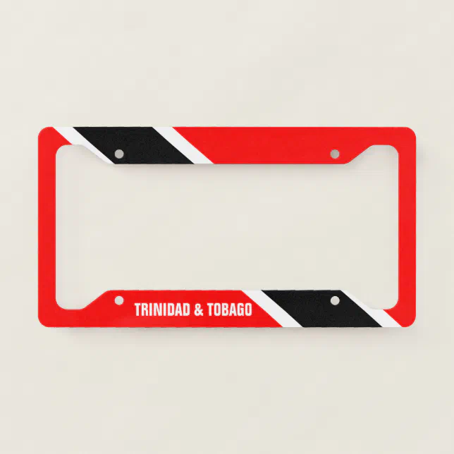 Trinidad and Tobago License Plate Frame Zazzle
