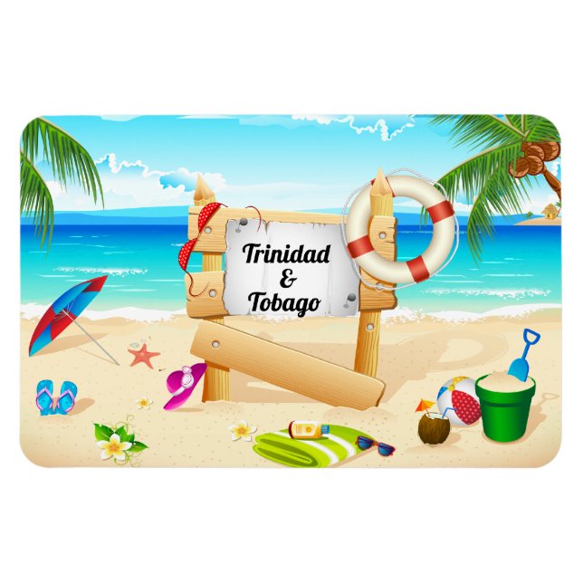 Trinidad and Tobago Maracas Bay Magnet (Horizontal)
