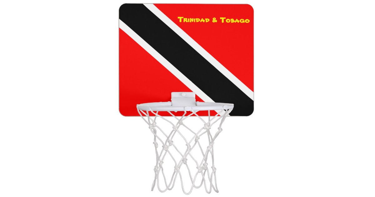 Trinidad And Tobago Mini Basketball Hoop Zazzle Com