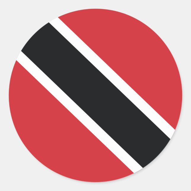 Trinidad and Tobago National Flag Sticker (Front)