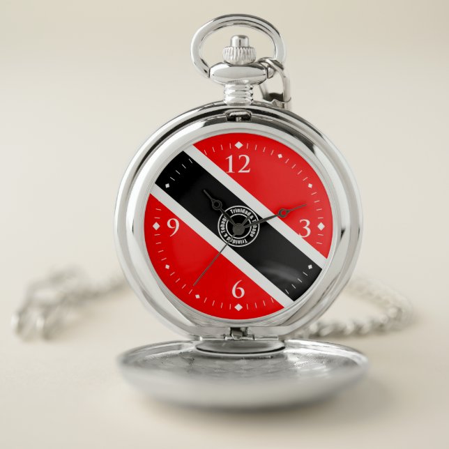 Trinidad and Tobago Pocket Watch (Inside)