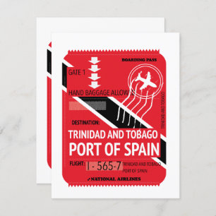 trinidad and tobago port of spain travel ticket