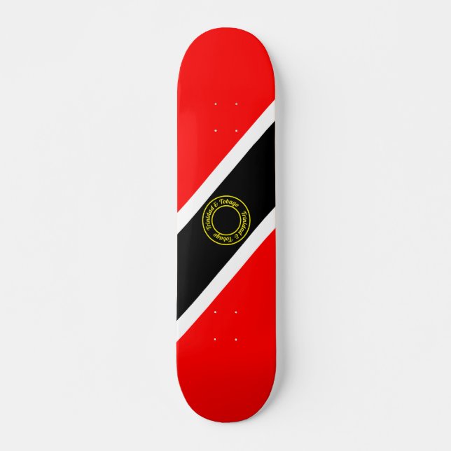 Trinidad and Tobago Skateboard Deck (Front)