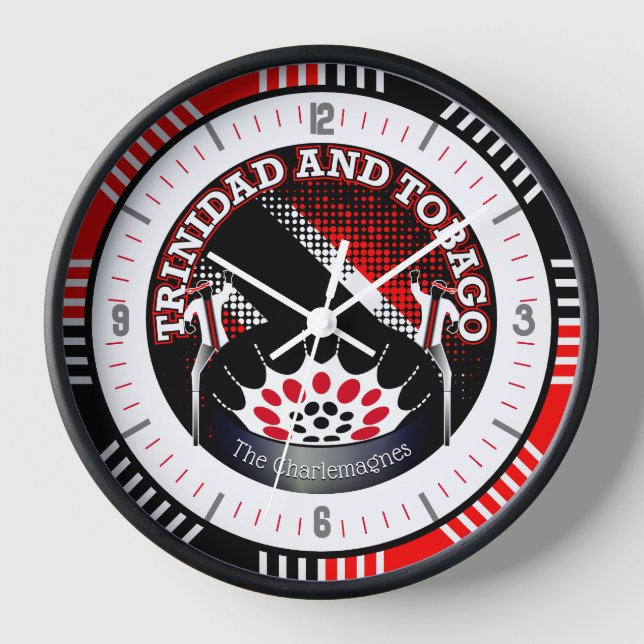 Trinidad and Tobago Souvenir Clock (Front)