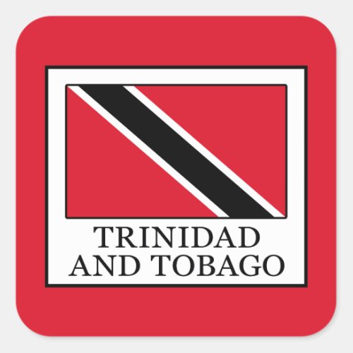 Trinidad and Tobago Square Sticker