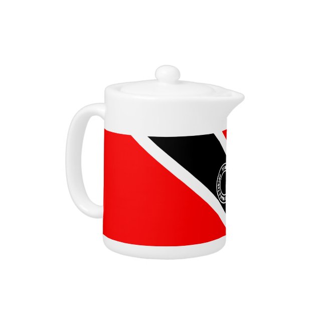 Trinidad and Tobago Tea Pot (Left)