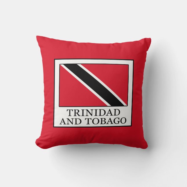 Trinidad and Tobago Throw Pillow (Front)