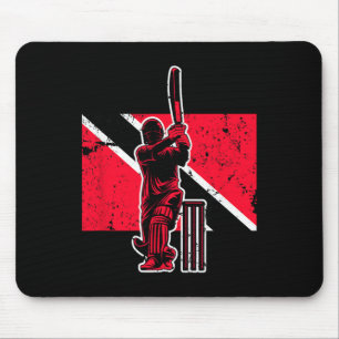 Trinidad And Togo Cricket Mouse Pad