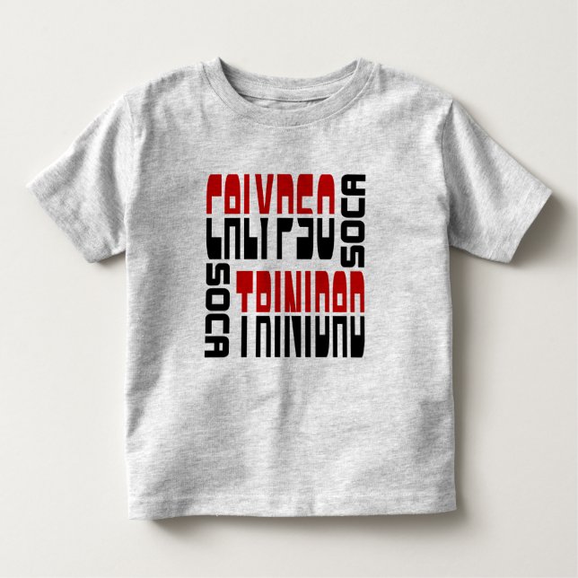 Trinidad Calypso Soca Cube Toddler T-shirt (Front)