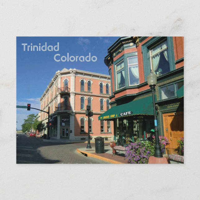 Trinidad Colorado Postcard (Front)