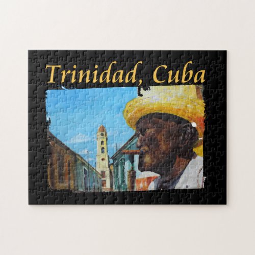 Trinidad Cuba - Cuban Cigar Art Jigsaw Puzzle