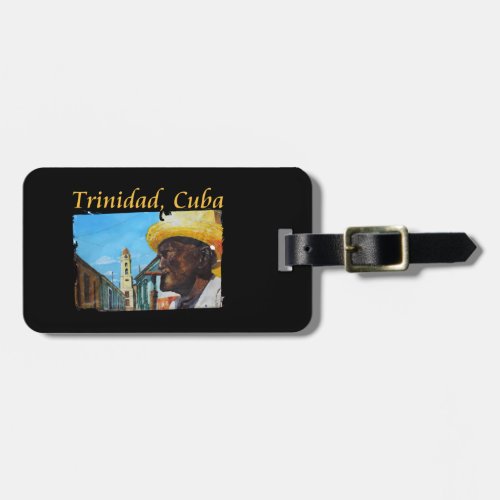 Trinidad Cuba _ Cuban Cigar Art Luggage Tag