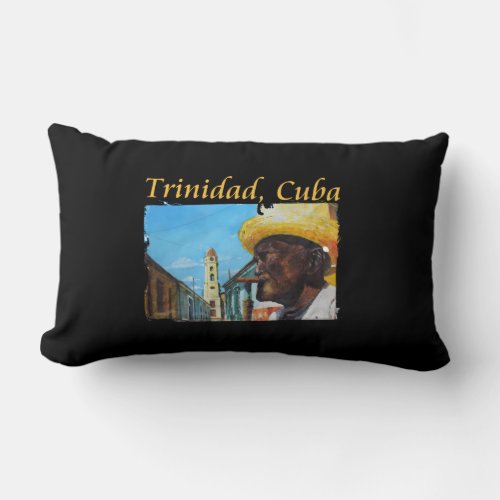 Trinidad Cuba _ Cuban Cigar Art Lumbar Pillow